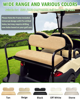 HEOHOU golf cart seat bottom cushion, durable support for long rides.