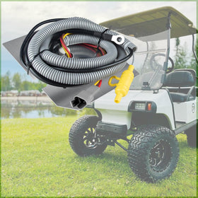 HEOHOU durability testing visuals for Club Car DS OBC.
