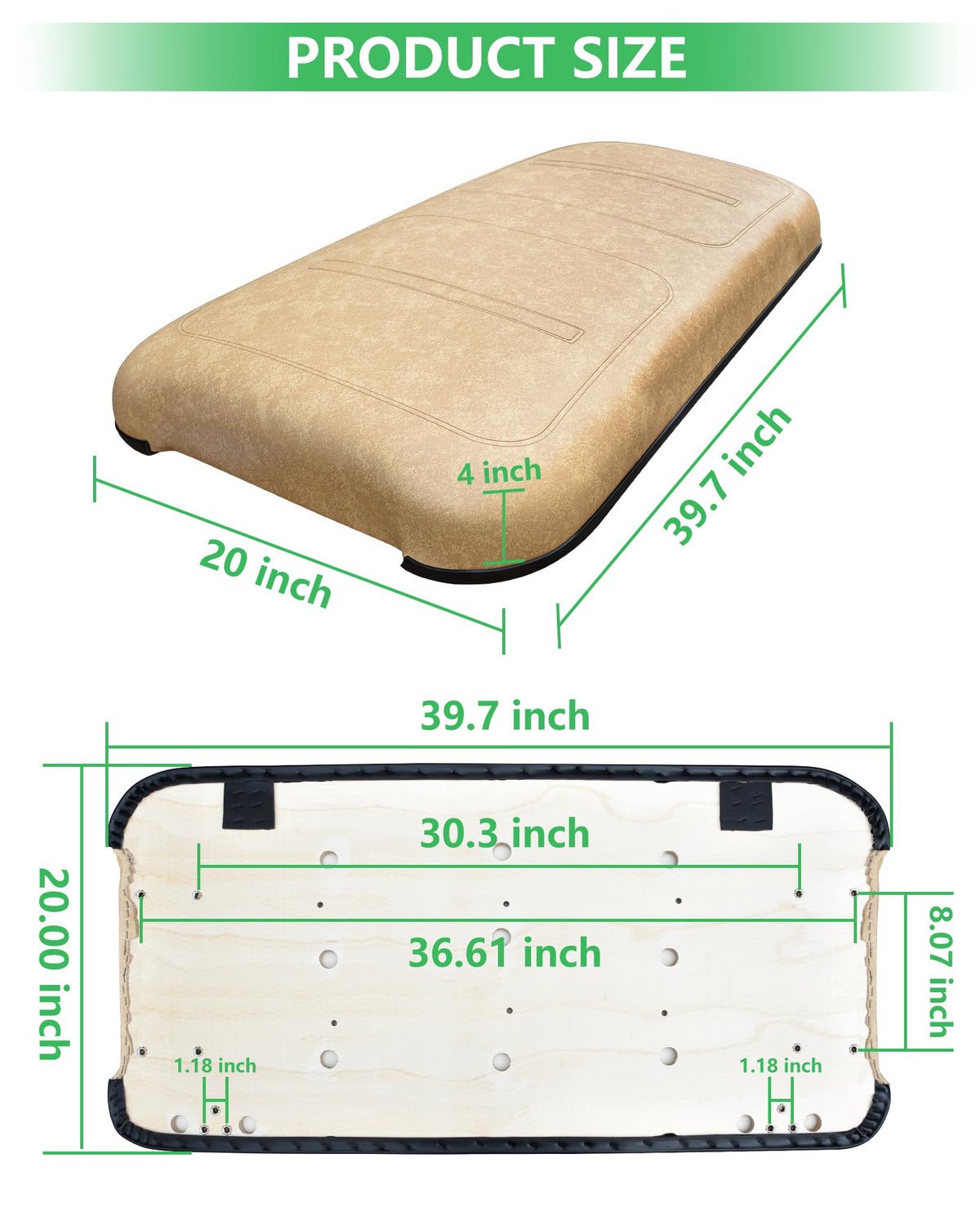 HEOHOU predrilled holes kit simplifies EZGO installation