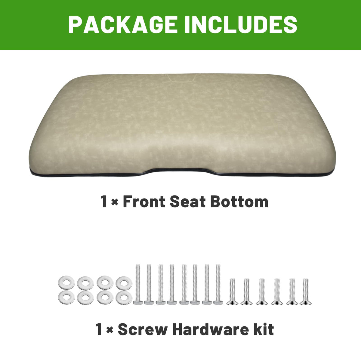 HEOHOU predrilled holes simplify installation on 39.76 by 20.87 inch footprint