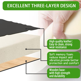 HEOHOU cushion with predrilled holes enables quick installation