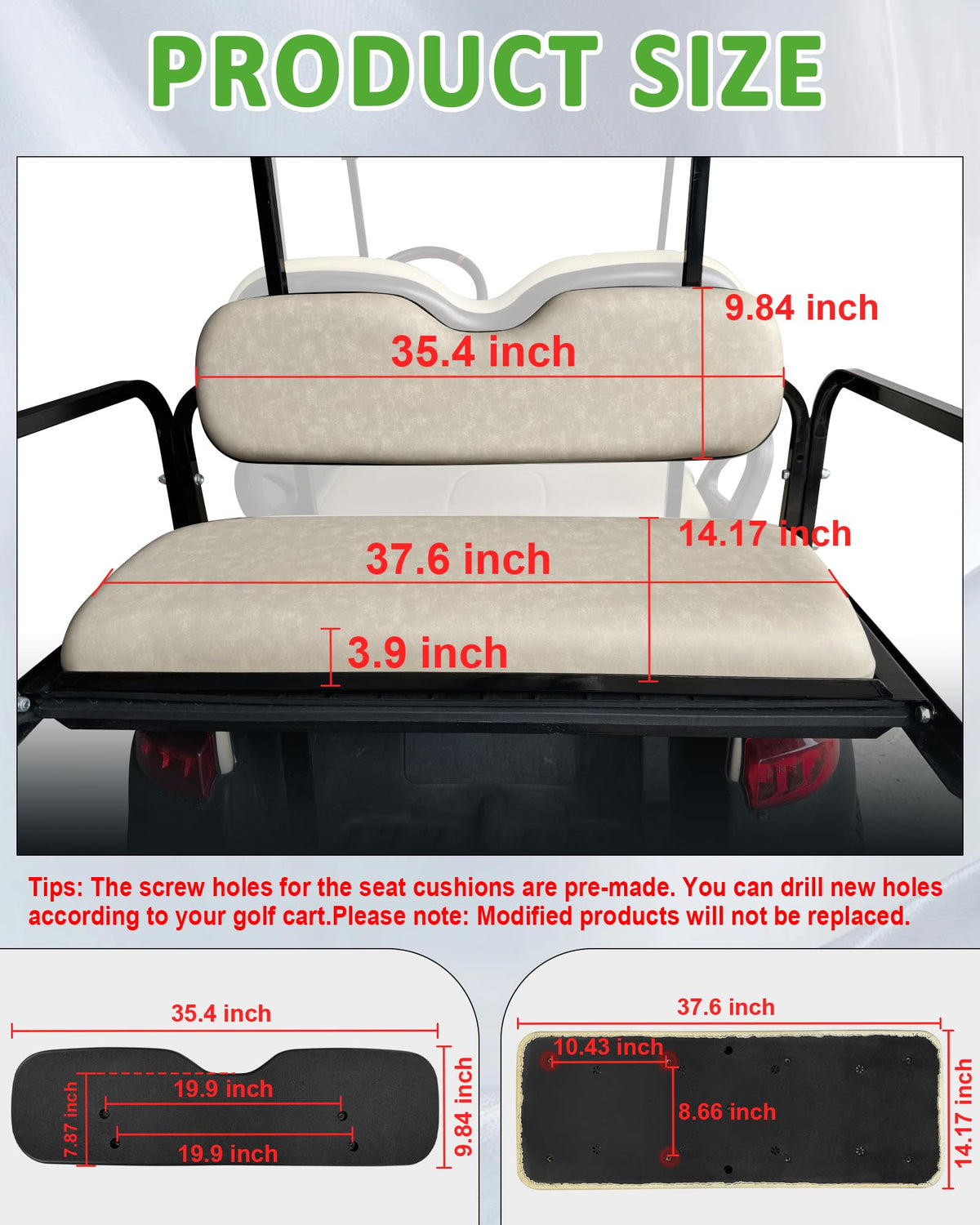 HEOHOU three layer design cushions absorb bumps for a smoother ride
