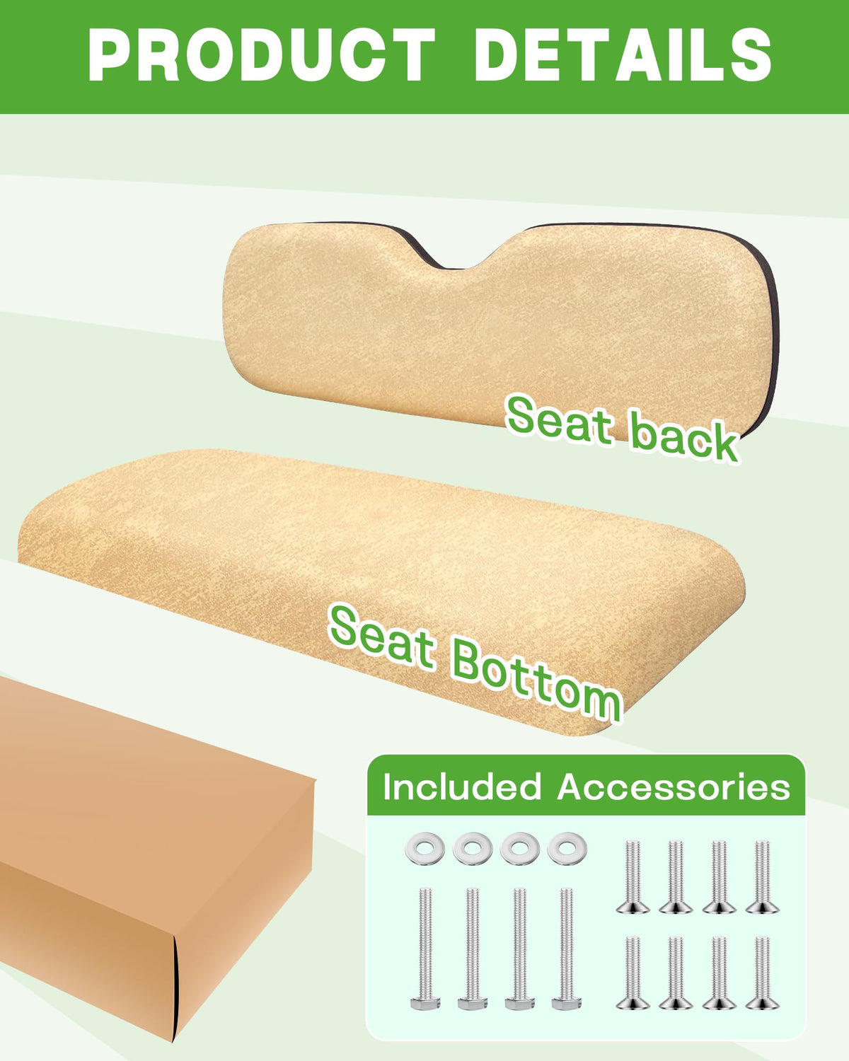 HEOHOU close-up of the three-layer material for premium padding and durability.