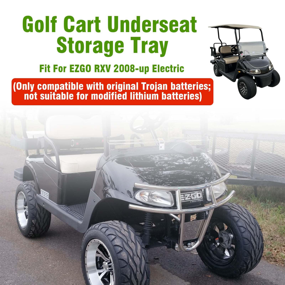 HEOHOU Trojan battery compatibility note indicating original battery requirement
