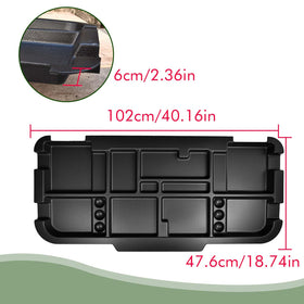 HEOHOU underseat tray features a clean, streamlined look for the cart interior
