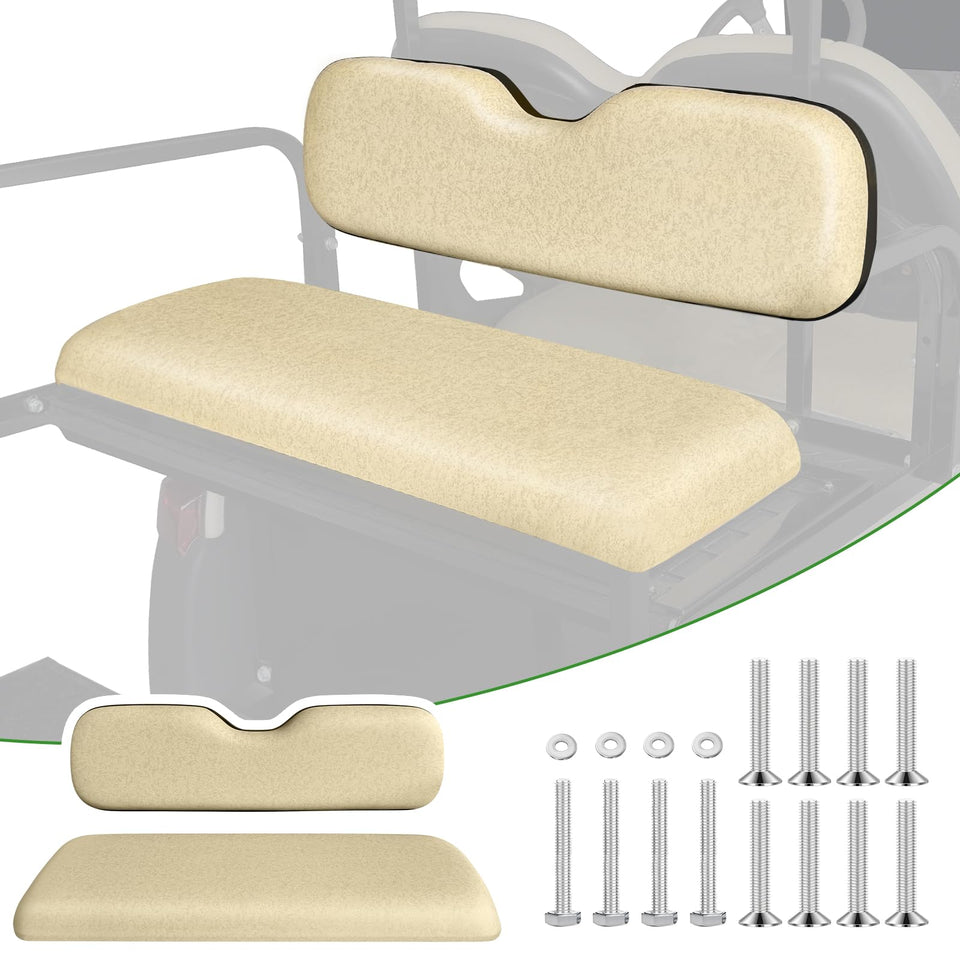 HEOHOU universal back seat beige shows wide compatibility for rear flip seats