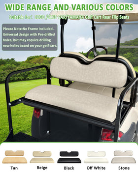 HEOHOU seat bottom cushion for easy replacement on EZGO and Club Car