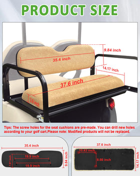 HEOHOU Yamaha rear-seat cushion, three-layer design reduces vibrations.