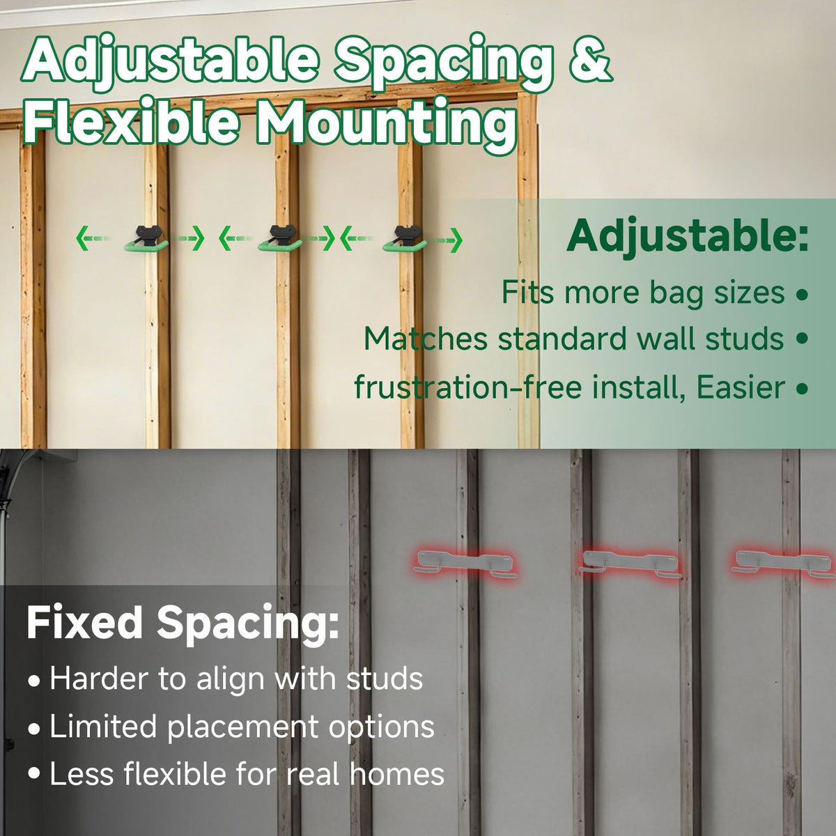 Herbert-fty 4-pack organizer helps save space in a home garage.