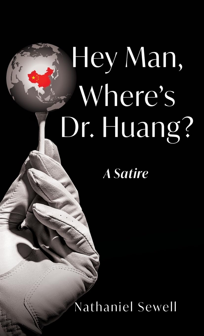 Hey Man, Where's Dr. Huang? cover—intriguing sci-fi thriller for reflective readers.