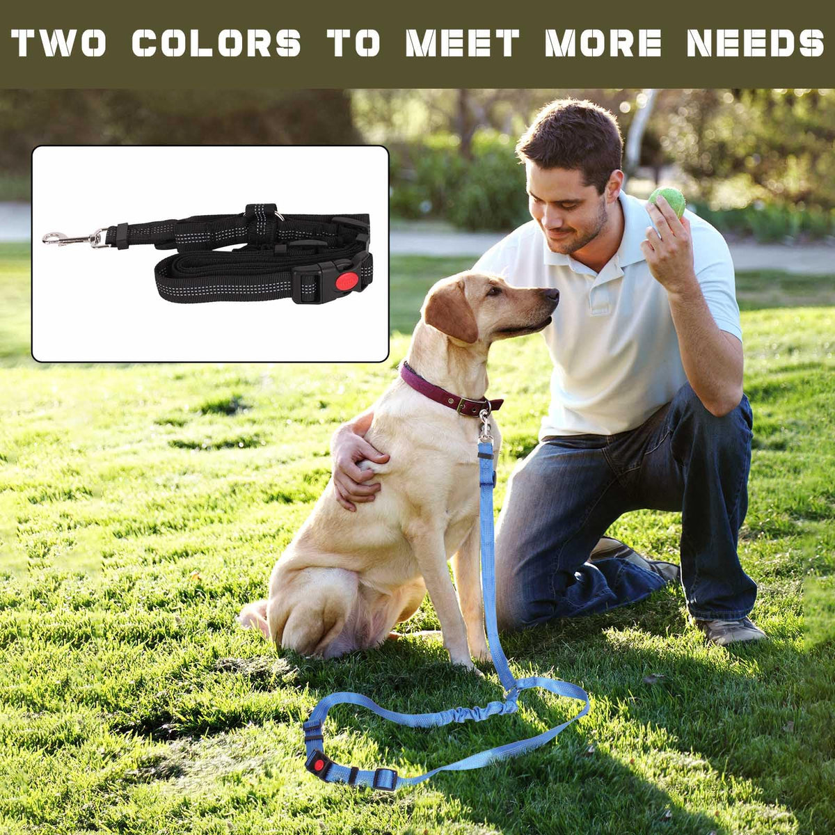 Hezaosth durable nylon dog harness suitable for multiple dog sizes