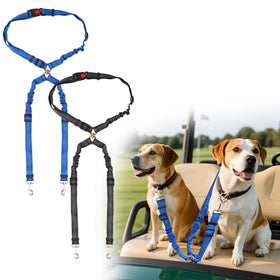 Hezaosth golf cart dog seat belt clip keeps pets secure during rides