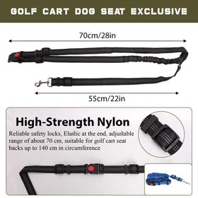 Hezaosth golf cart safety lock provides double protection against detachment