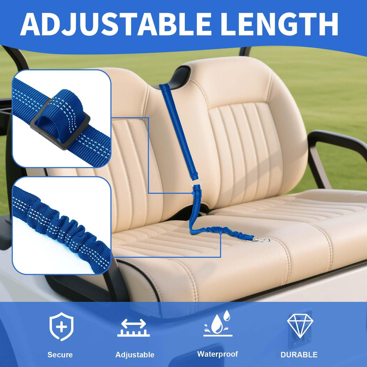 Hezaosth double safety lock adds extra protection against detachment during travel.