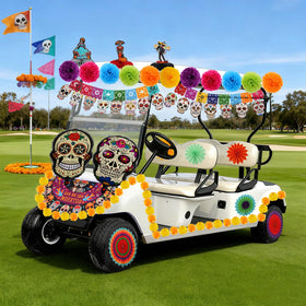 HFYZZ sugar skull balloon creates festive accents for Dia de los Muertos