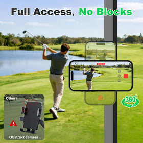 Strong hold on bumpy fairways reduces distractions during play.