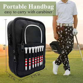 HGNUTAY waterproof polyester pouch protects accessories on the course