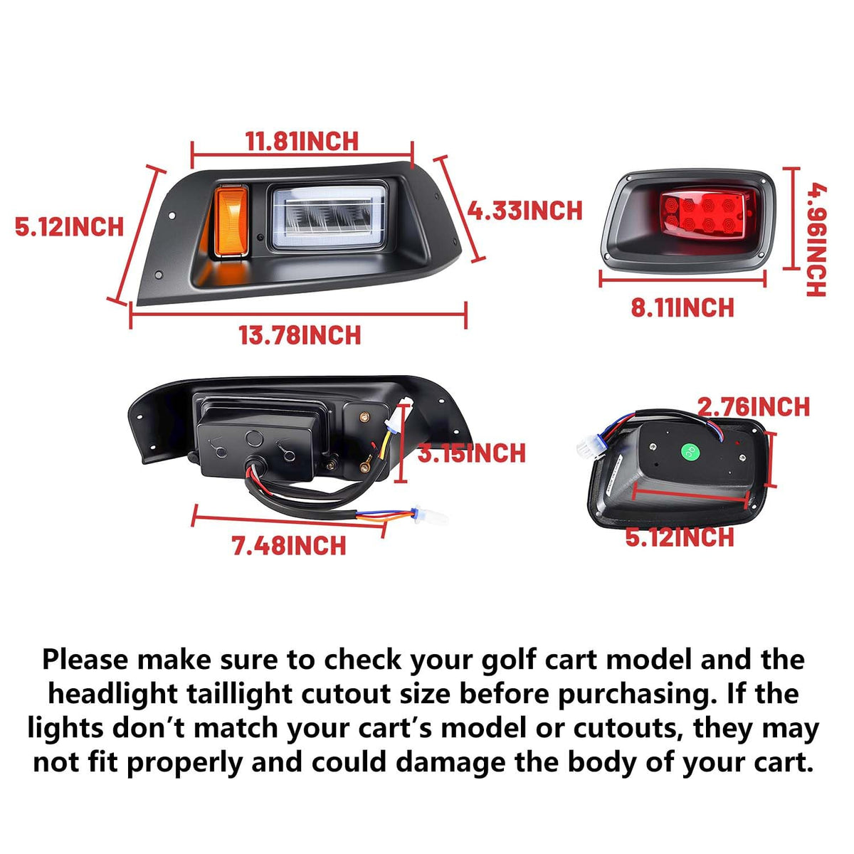 HHLZM LED taillight right on EZGO TXT improves signaling