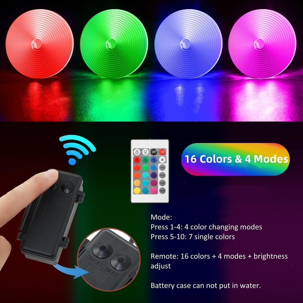 Hhyoisn waterproof battery case protecting power and safe operation.