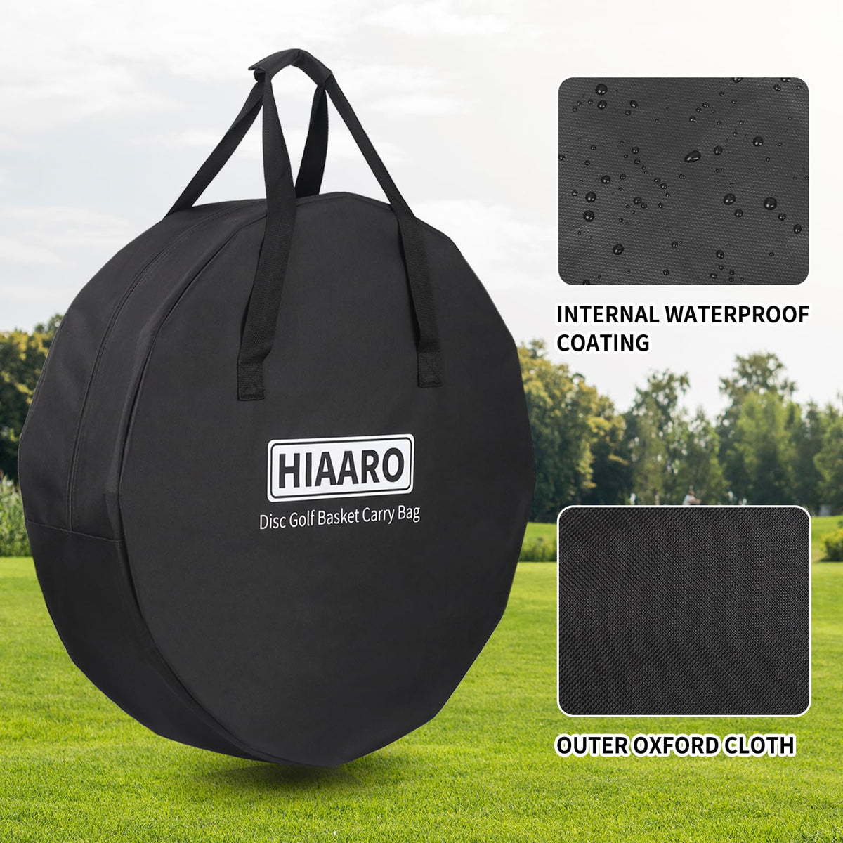 HIAARO basket bag loading view shows easy transport and protection.