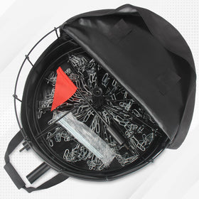 HIAARO basket bag padded handle area reduces carrying fatigue for comfort.