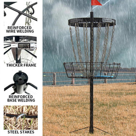 HIAARO stable base with optional ground stakes for outdoor reliability