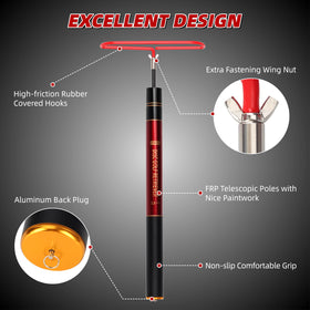 HIAARO carry bag keeps the pole compact for travel