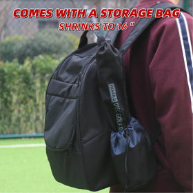 Non-slip grip provides secure handling on uneven terrain