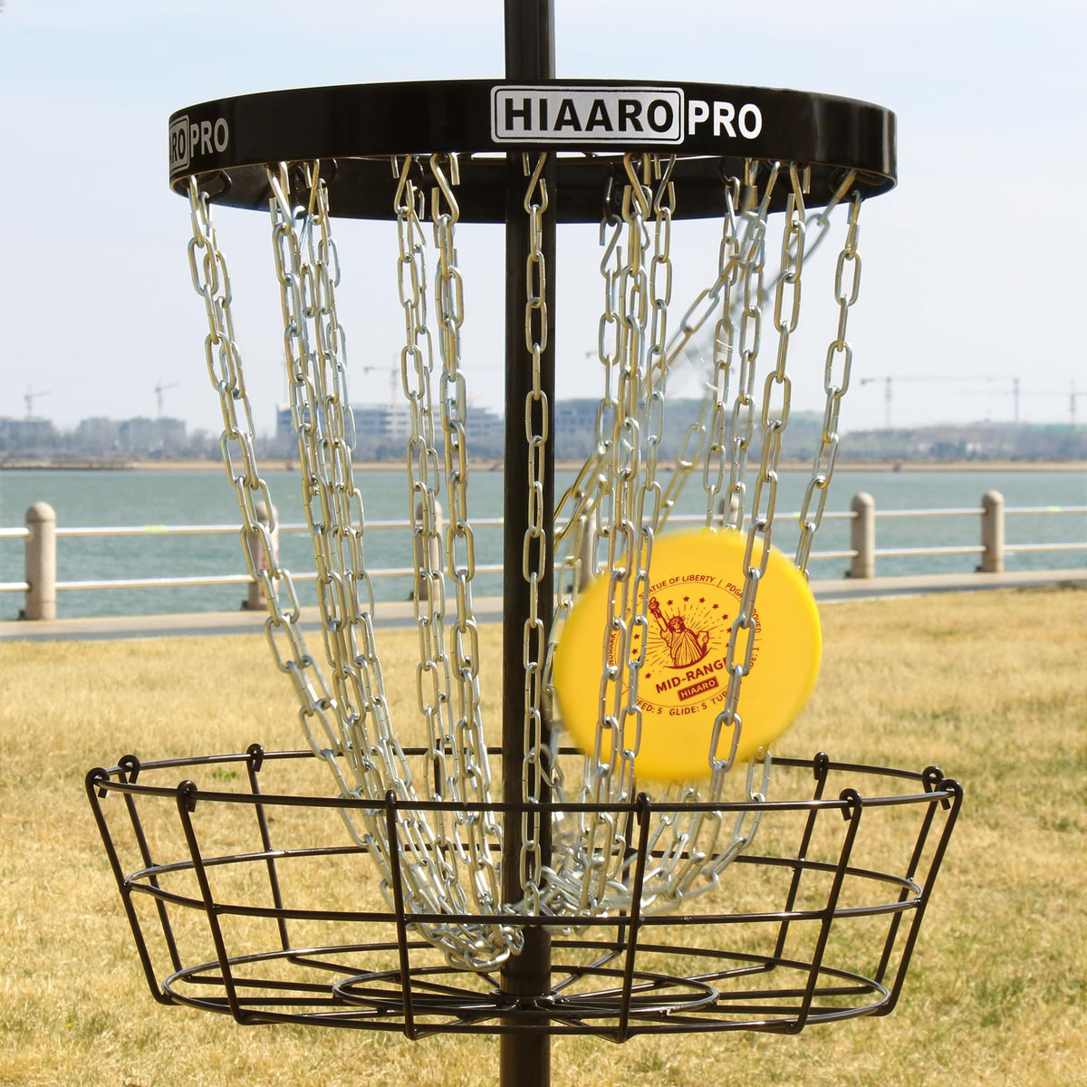 Carry bag and ground stakes for versatile outdoor practice