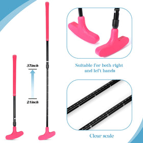 Hiboom silicone-wrapped putter head protects surfaces during training sessions.