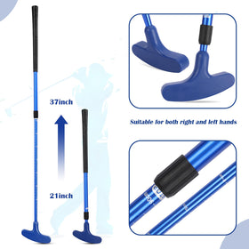 Hiboom adjustable-length putter accommodates players of all heights.
