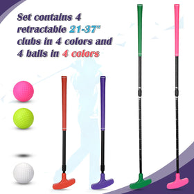 Hiboom aluminum shaft with rubber grip for durability and comfort.