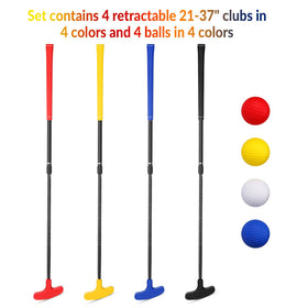 Hiboom aluminum-shaft putter showing durable design for frequent practice sessions.