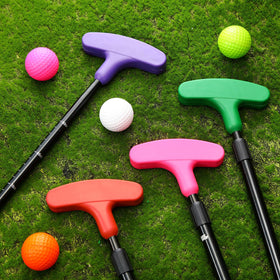 Hiboom colorful clubs in four vivid colors for easy identification.