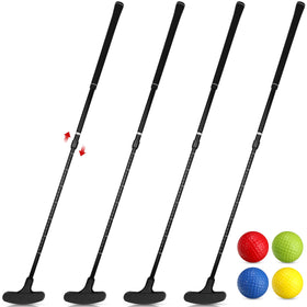 Hiboom four-pack two-way putters for versatile right- or left-handed play.