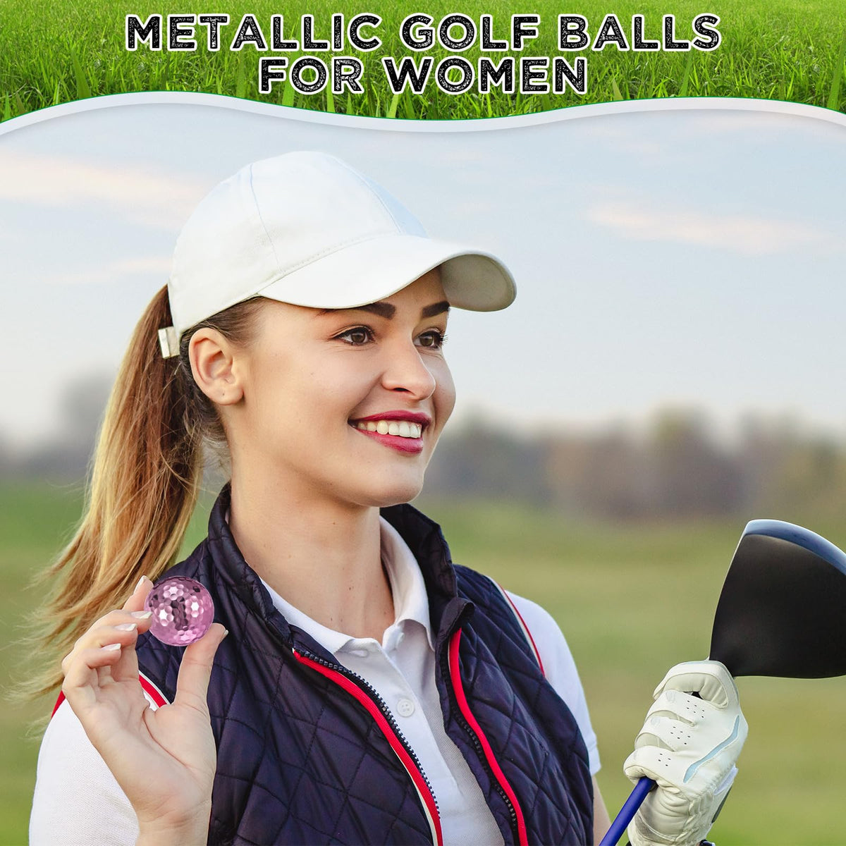 Hiboom gift-pack pink golf balls for women, ideal gift idea