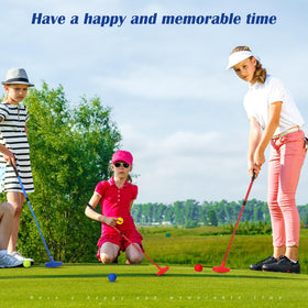 Hiboom gift-ready golf set for kids and teens to learn putting.