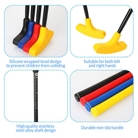 Hiboom indoor-outdoor practice putter suitable for versatile training anywhere.