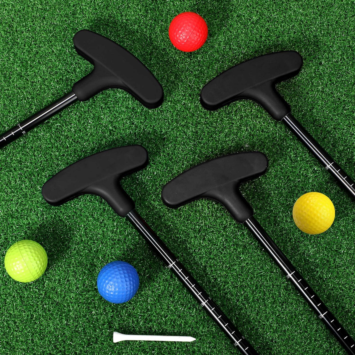 Hiboom kids and teens putters bundle with four color options.
