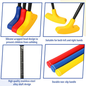 Hiboom set includes three practice balls for immediate training anywhere.