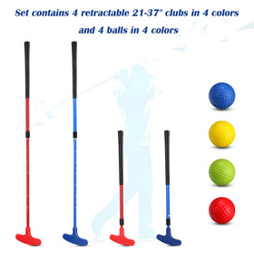 Hiboom two-way putter design supports both hands during practice.