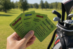 Hickoryville Tee Box Chaos with 18 hole challenges—adds excitement.
