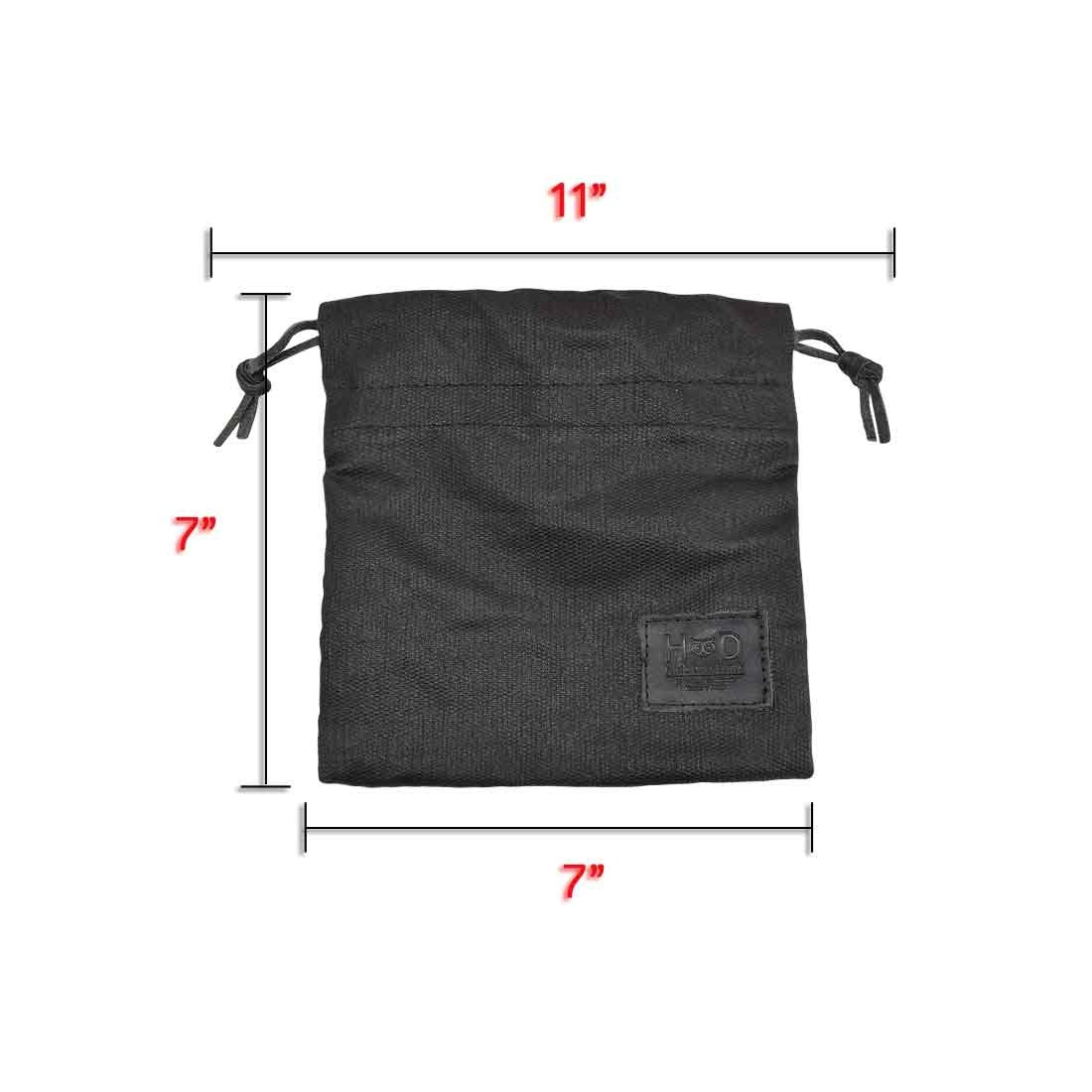Hide & Drink Golf Valuables Field Pouch leather details add rugged style.