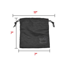 Hide & Drink Golf Valuables Field Pouch leather details add rugged style.