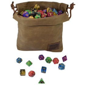 Hide & Drink golf valuables field pouch in waxed canvas, durable on course