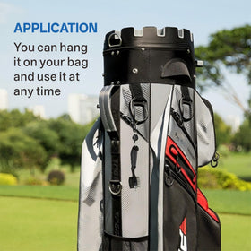 Hiker clip-on bag attachment prevents loss during play