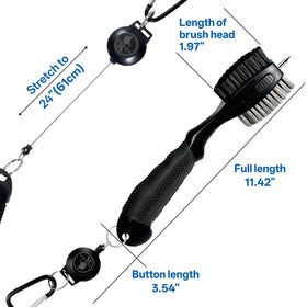 Hiker zipline carabiner attachment for easy bag access