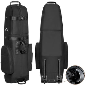 Himal Outdoors golf travel bag close-up zipper for secure gear on trips.