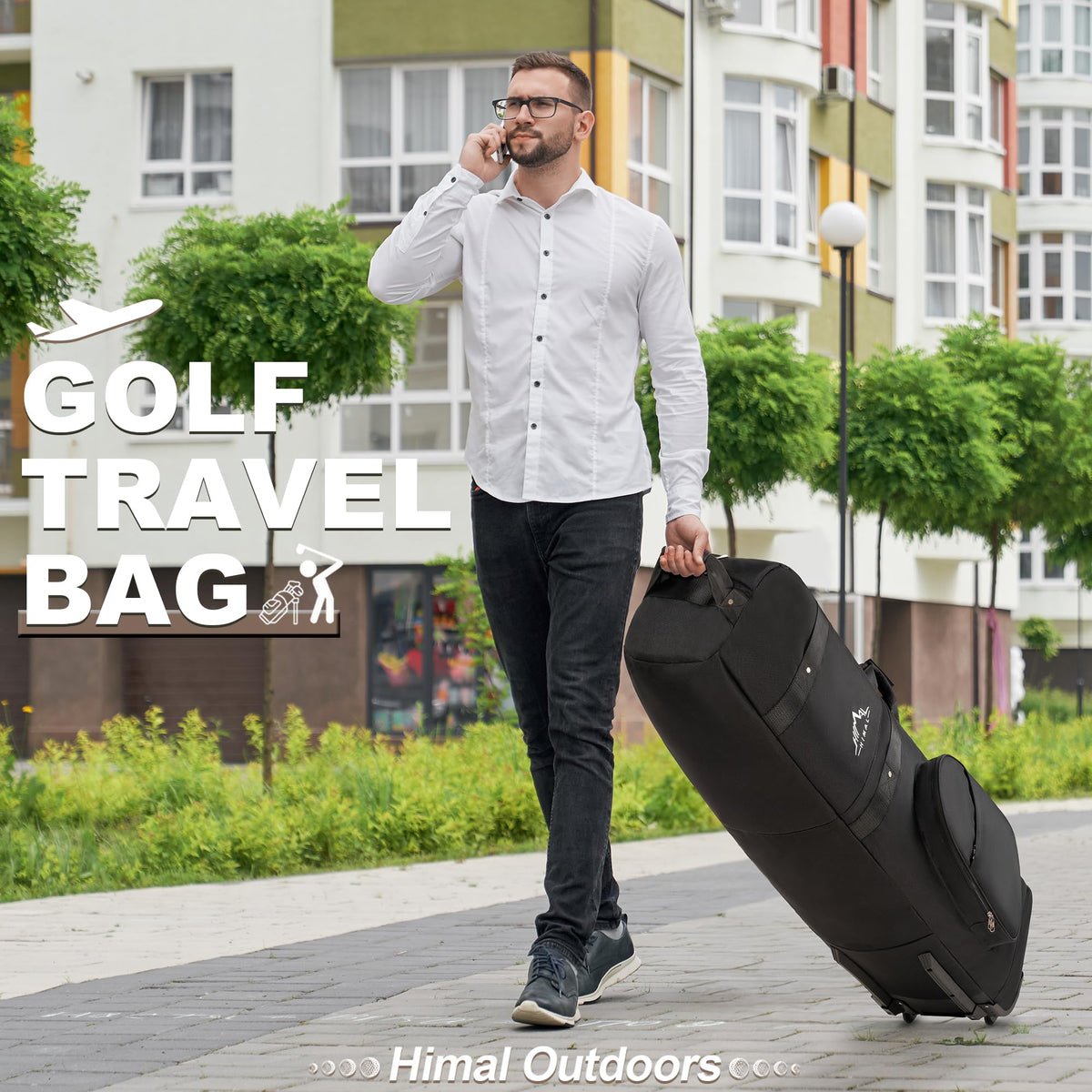Himal Outdoors golf travel bag ideal gift for golf lovers on trips.