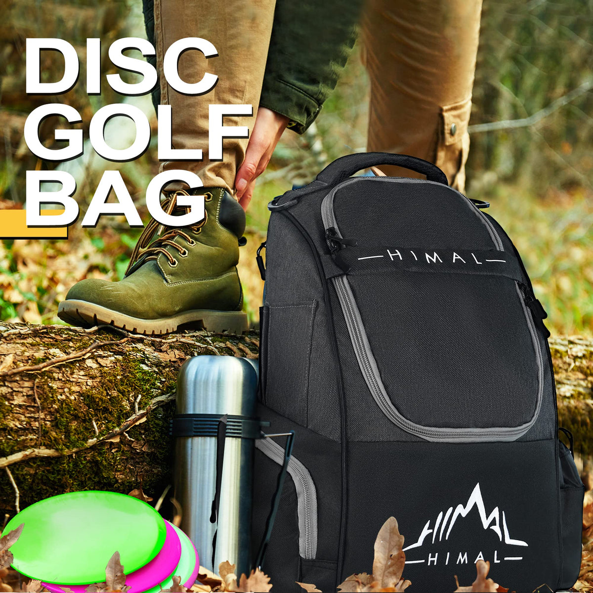 Padded shoulder straps on the Himal bag reduce fatigue on long rounds.
